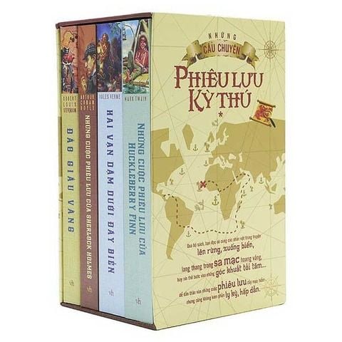  Sách: Combo Những Câu Chuyện Phiêu Lưu Kỳ Thú (Hộp 1) 