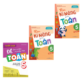 Sách: Combo 3 Cuốn - Tuyển Chọn Đề Ôn Luyện Và Tự Kiểm Tra Toán 5 + Rèn Kĩ Năng Giải Toán Lớp 5 (Tập 1  + Tập 2)