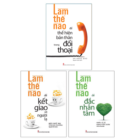  Sách: Combo Nghệ Thuật Thu Phục Lòng Người (3 Cuốn) 