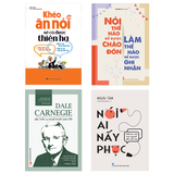 Sách: Combo Nghệ Thuật Ngôn Từ (Khéo Ăn Nói Sẽ Có Được Thiên Hạ + Dale Carnegie Bậc Thầy Nghệ Thuật Giao Tiếp + Nói Thế Nào Để Được Chào Đón, Làm Thế Nào Để Được Ghi Nhận + Nói Ai Nấy Phục)