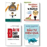 Sách: Combo Nhà Đầu Tư Thông Minh (Đầu Tư Chất Lượng + Sách Lược Đầu Tư Của W.Buffett +  Đầu Tư Hiệu Quả + Đừng Để Tiền Ngủ Yên Trong Túi)