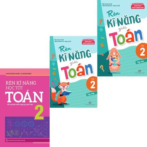  Sách: Combo 3 Cuốn Rèn Kỹ Năng Học Tốt Toán - Lớp 2 