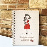 Notebook: Gia Đình Thân Yêu - Hạnh Phúc Của Con Là Được Nhìn Thấy Nụ Cười Của Mẹ (Gđty - 02)