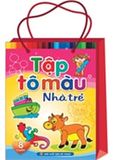 Sách: Tập Tô Màu Nhà Trẻ - Túi 8 Cuốn