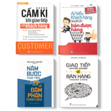 Sách: Combo Kỹ Năng Bán Hàng 4.0 (Năm Bước Thực Tiễn Để Đàm Phán + Giao tiếp chuyên nghiệp + Ai hiểu khách hàng + Những cấm kị khi giao tiếp với khách hàng)