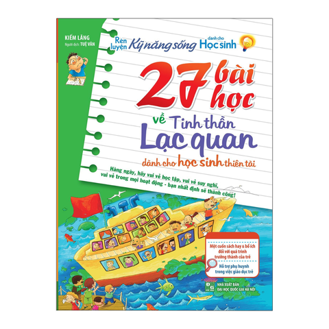  Sách: 27 Bài Học Về Tinh Thần Lạc Quan - Dành Cho Học Sinh Thiên Tài 