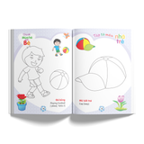 Sách: Tập Tô Màu Nhà Trẻ - Túi 8 Cuốn