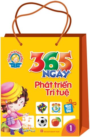  Sách: Tủ Sách Khám Phá - 365 Ngày Phát Triển Trí Tuệ 1 (Túi 8 Cuốn) 