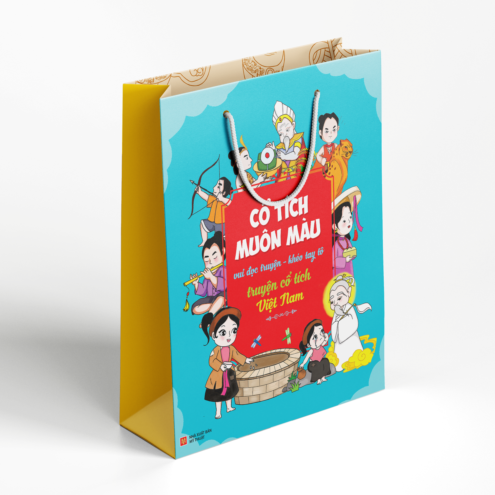 Sách: Cổ Tích Muôn Màu - Vui Đọc Truyện, Khéo Tay Tô - Truyện Cổ Tích Việt Nam (Túi 8 Cuốn)