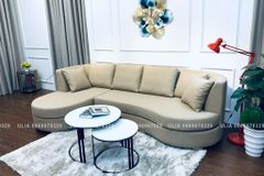 Sofa góc bọc nỉ mã GD-33