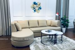 Sofa góc bọc nỉ mã GD-33