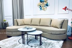 Sofa góc bọc nỉ mã GD-33