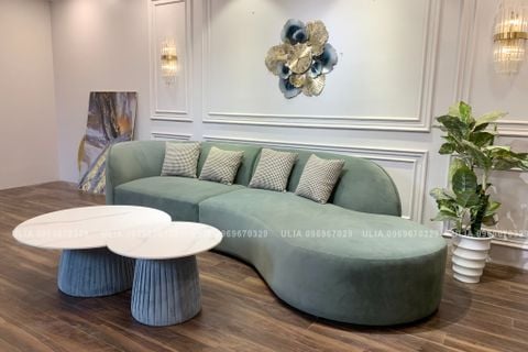 Sofa cong nỉ bỉ