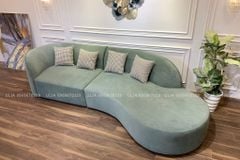 Sofa cong nỉ bỉ
