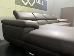 Sofa góc L  bọc da mã BM24
