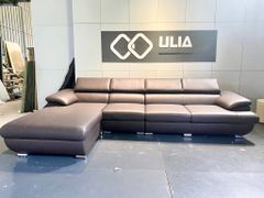 Sofa góc L  bọc da mã BM24