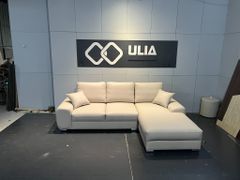 Sofa góc L bọc da