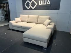 Sofa góc L bọc da