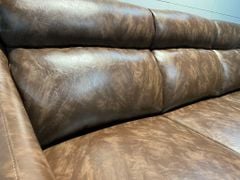 Sofa góc L Mẫu Nora  bọc  da Ý