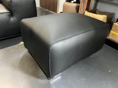Sofa bọc da màu đen AVENUE