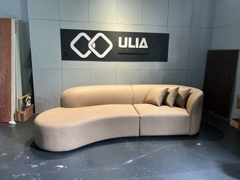 Sofa cong Cindy bọc da