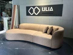Sofa cong Cindy bọc da