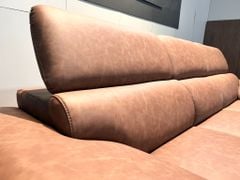 Sofa góc L bọc da Ý - Perry