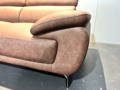 Sofa góc L bọc da Ý - Perry