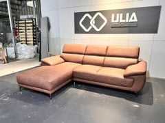 Sofa góc L bọc da Ý - Perry