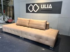 Ghế sofa Minotti  bọc da cho căn hộ chung cư
