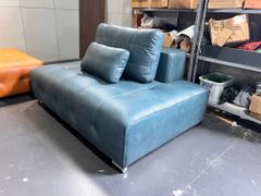 Sofa bọc da phối 2 màu - Minotti