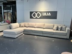 Sofa góc L bọc nỉ nhập khẩu