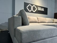 Sofa góc L bọc nỉ nhập khẩu
