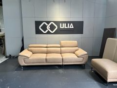Sofa văng da Perry ba chỗ tựa gật gù