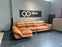 Sofa góc quây bọc da hạng sang