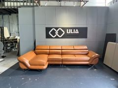 Sofa góc quây bọc da hạng sang