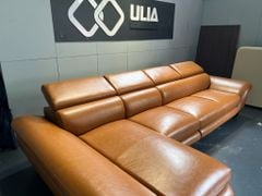 Sofa góc quây bọc da hạng sang