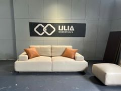 Sofa văng da chân thấp