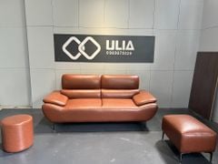 Sofa văng da 2 chỗ tựa liền  - Dorian