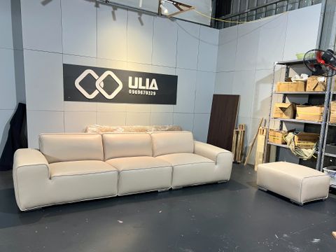 Sofa bọc da dài 3m  - Kenli