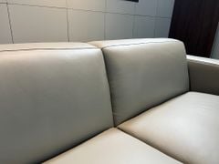Bộ sofa 3 món bọc da bò nhân tạo