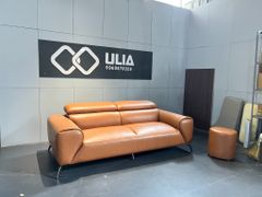 Sofa  bọc da Ý  2 chỗ ngồi