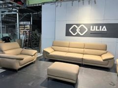Set sofa bọc da Perry cho biệt thự