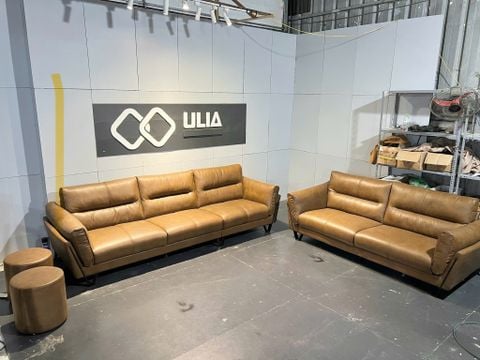 Set sofa bọc da đẹp