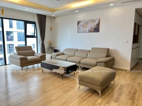 Set sofa 3 món cho phòng khách rộng