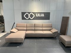 Sofa Góc Perry màu nâu xám