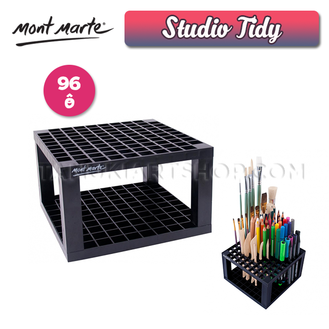 Hộp cắm bút Mont Marte Studio Tidy Plastic – tanukiartsupplies