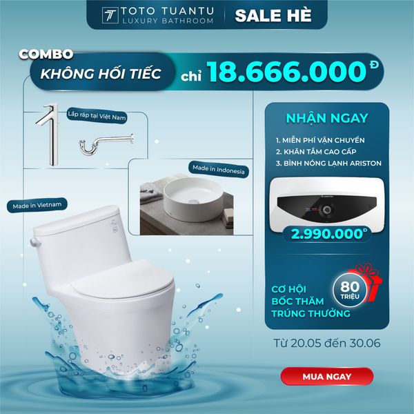 COMBO KHÔNG HỐI TIẾC (Tặng bình nóng lạnh ARISTON)