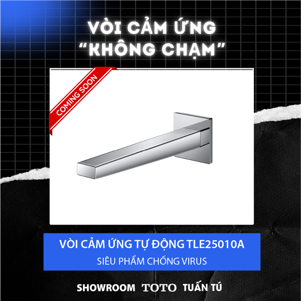 Vòi Lavabo Cảm Ứng TOTO TLE25010V Tự Động Gắn Tường