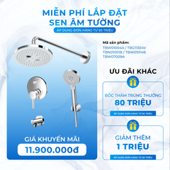 Bộ sen tắm âm tường TBW01004  TBG11304V  TBN01001B  TBW01014B  TBW07009A